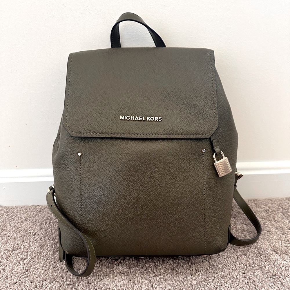 Leather Michael Kors Backpack